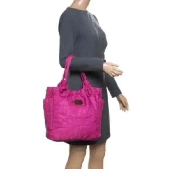 Marc by Marc Jacobs Purple Quilted Nylon XL Tote - Picture 1 of 5